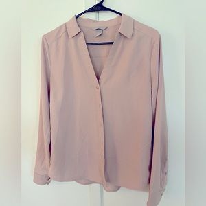 Blush H&M Long Sleeve Blouse